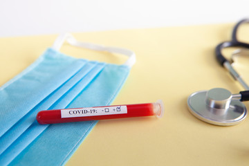 World coronavirus epidemic concept. Pandemic COVID-19, 2019-nKoV. Coronavirus vaccine testing....