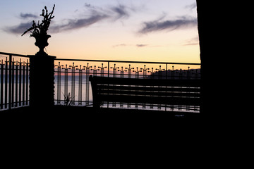 sunset in Bussan Vecchia