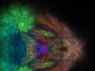 Imaginatory fractal background Image