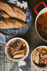 rustic winter vegetable soup