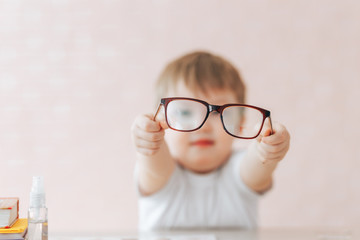 The child is studying at home, studying at home during quarantine, educational games for children,...