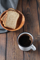 Coffee and bread