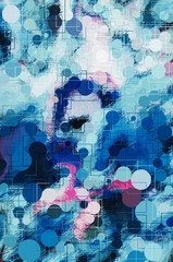 Abstract Colorful Geometrical Artwork,Abstract Graphical Art Background Texture,Modern Conceptual Art