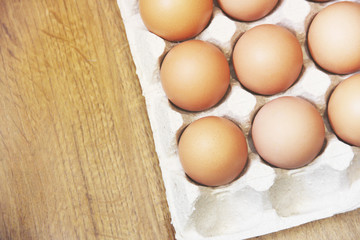 Background of eggs. Eggs close up. Food