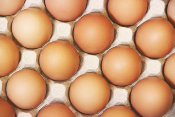 Background of eggs. Eggs close up. Food