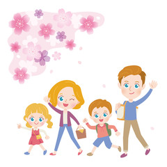 cute type blonde family_spring5