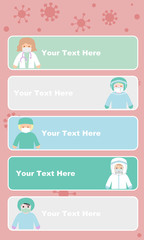 Coronavirus information by doctor - template 