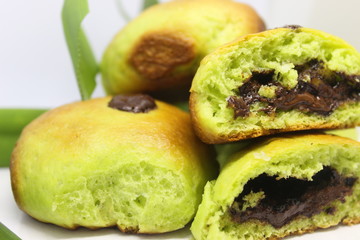 Pandan Bread in our kitchen when Work from Home