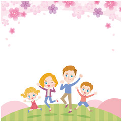 cute type blonde family_spring9