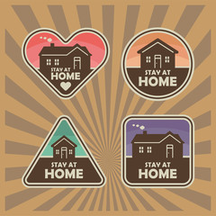 Stay at Home Sticker