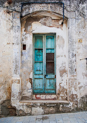 doors from different countries of Europa. Old and picturesque door.