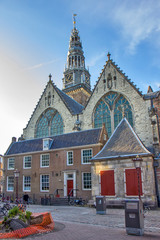 Fototapeta na wymiar Old Church in Amsterdam