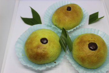 Pandan Bread in our kitchen when Work from Home