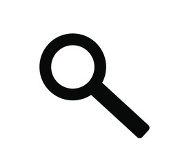 magnifying glass icon vector, illustration of magnifying glass 