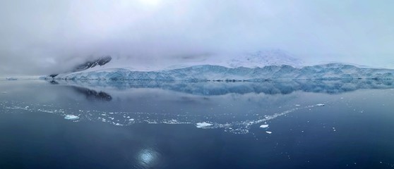 Paradise Bay Reflection , Antarctica 