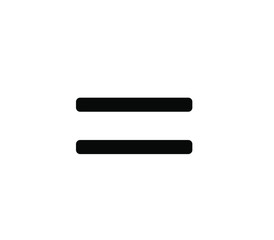 eqaul vector icon,  equals sign