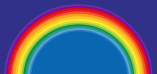 Obraz premium rainbow in the sky