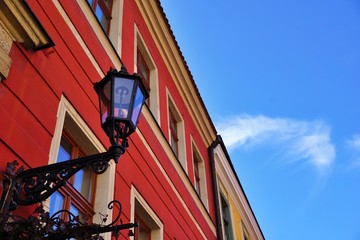 Ostrow Tumski in Wroclaw - the oldest part of the city with colourful, old tenement houses, lanterns, bridges and churches. Lovely place for walk.