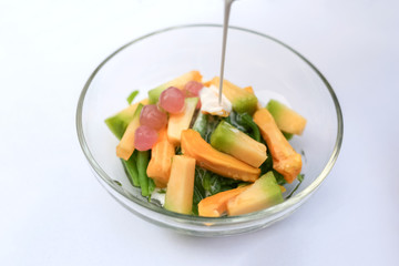 Thai Iced Dessert Coconut milk