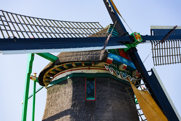 Historische Mühle in der Zaanse Schans, Niederlande