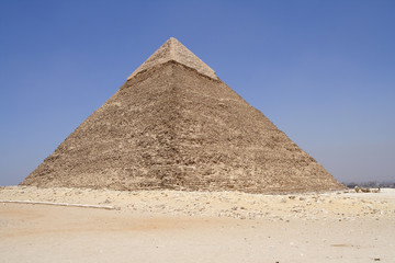 Fototapeta na wymiar Pyramids of Giza in Egypt