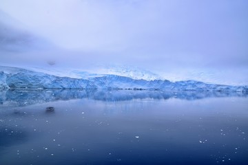 Paradise Bay Reflection , Antarctica 