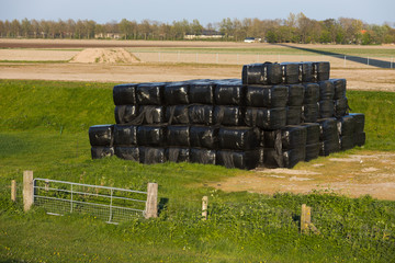 Ballensilage in der Landwirtschaft