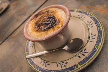 northern spanish style rice pudding