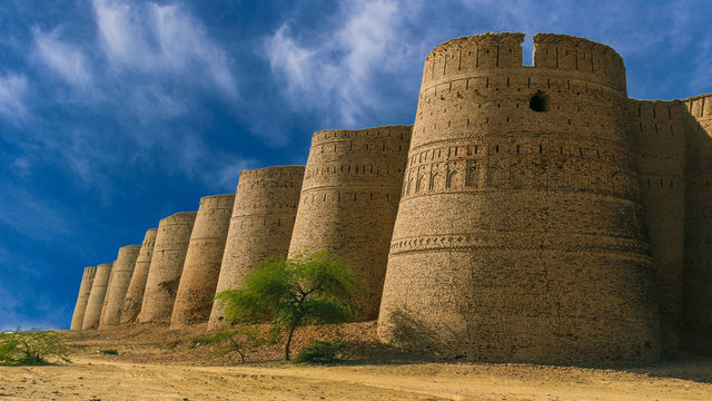 This Is Derawar Fort Located In Multan Pakistan.