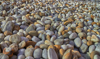 extended stones with blur background