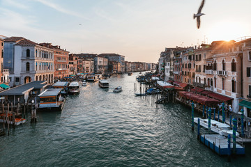 Very beautiful grand canal Venice.