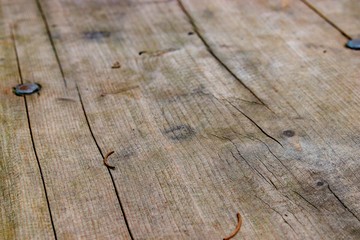 Texture Wood Background Nature With Iron Pieces