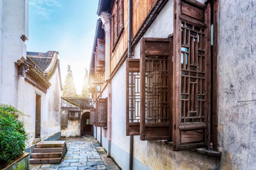 wu zhen water town in china