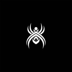 Obraz premium desigen logo spider , logo spider icon , logo abstract spider 