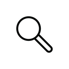 Magnifying icon template 