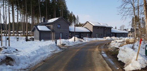 Grenzgebiet &Ouml;sterreich Deutschland. Berge Schnee