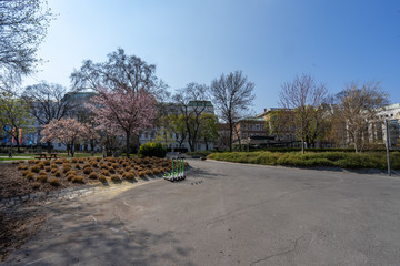 Karlsplatz square in Vienna, Austria