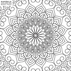 Mandala Coloring Illustration