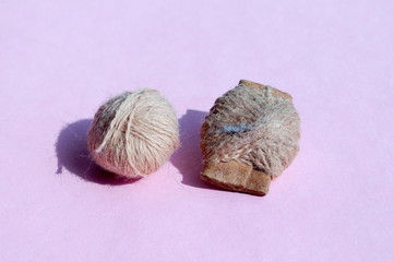 purple and white shell