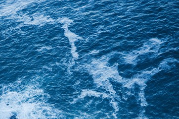 Naklejka premium blue water background