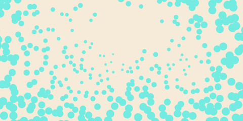 Background of turquoise circles