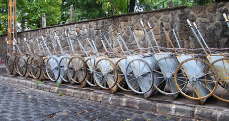 Taczki w Budapeszcie © Chrupek