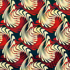 colorabstract ethnic seamless pattern in graffiti style with elements of urban modern style bright quality illustration for your design