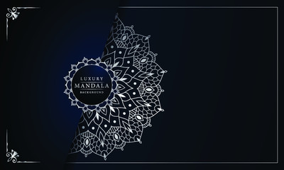 Luxury Mandala Islamic Background with
Arabesque Pattern, Ornamental Background . Wedding card, Cover. 