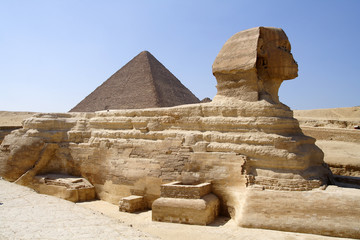 
Pyramids and Sphinx in Egypt