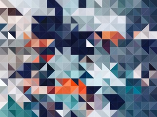 Obraz premium Abstract Colorful Geometrical Artwork,Abstract Graphical Art Background Texture,Modern Conceptual Art