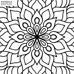 Mandala Coloring Illustration