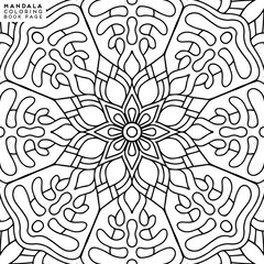 Mandala Coloring Illustration