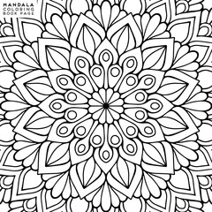 Mandala Coloring Illustration