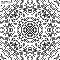 Mandala Coloring Illustration